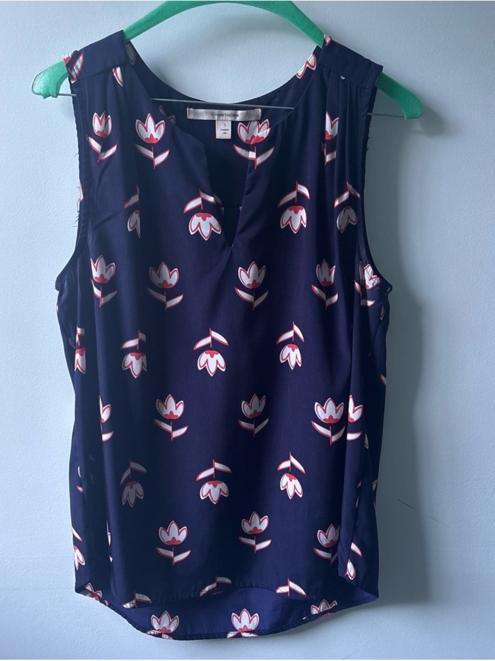 41 Hawthorn Navy Sleeveless Floral Print Camisole